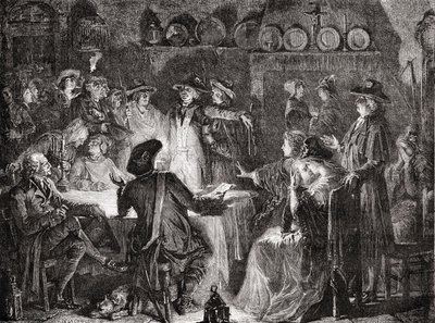Verhaftung der königlichen Familie in Varennes, 21. Juni 1791 von French School